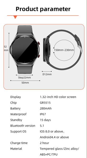 Smartwatch Amazfit GTR3