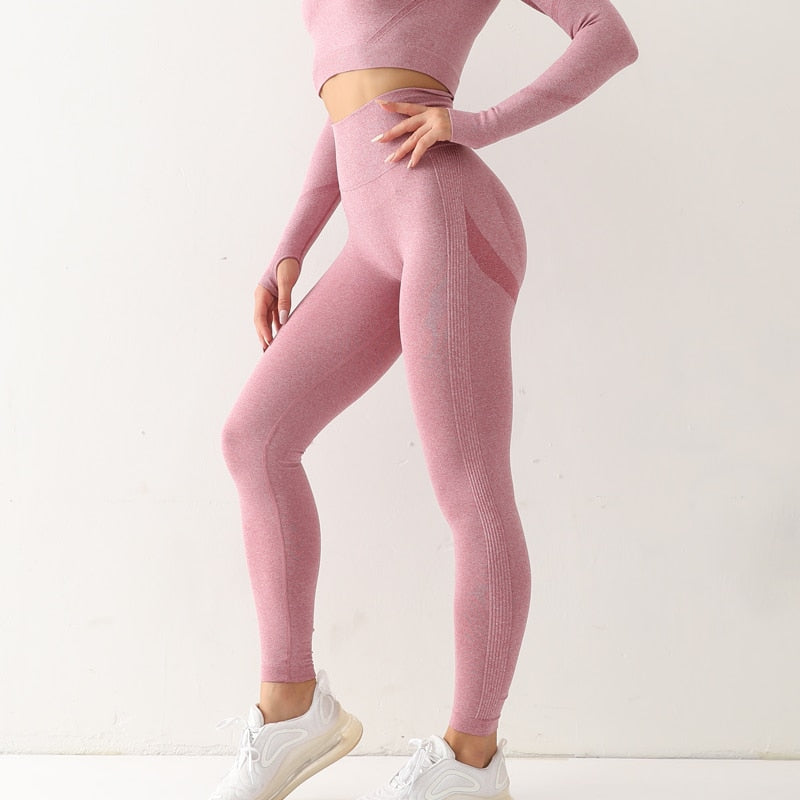 Calça Legging Levanta Bumbum, Cintura Alta, Sem Costura.